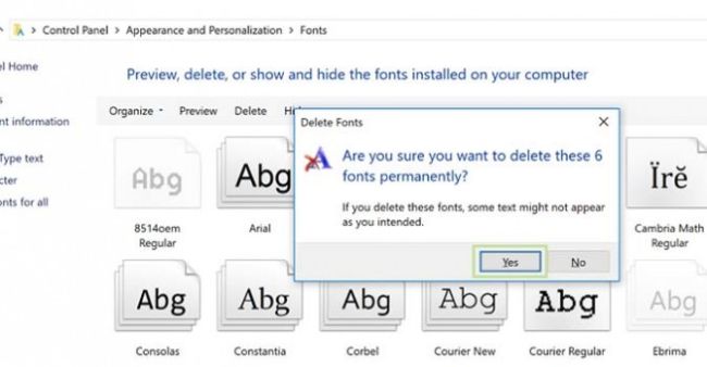 How to install and manage fonts in Windows 10