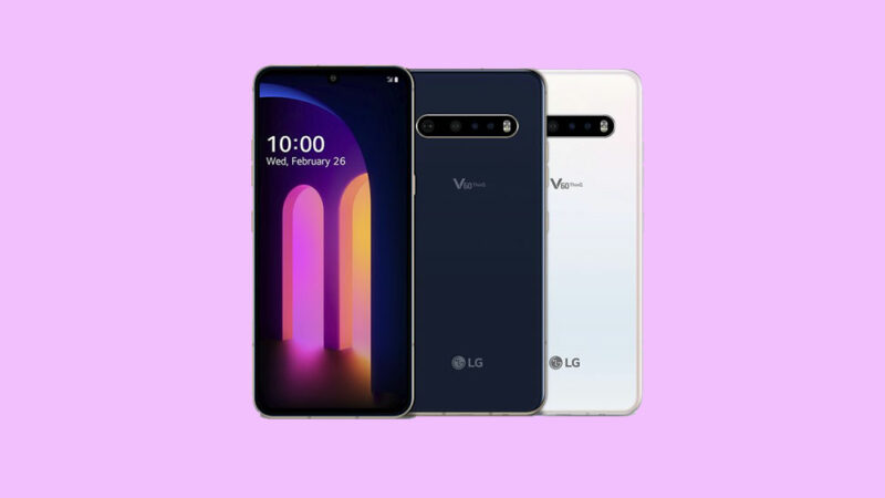 Verizon LG V60 ThinQ 5G Software Update Tracker