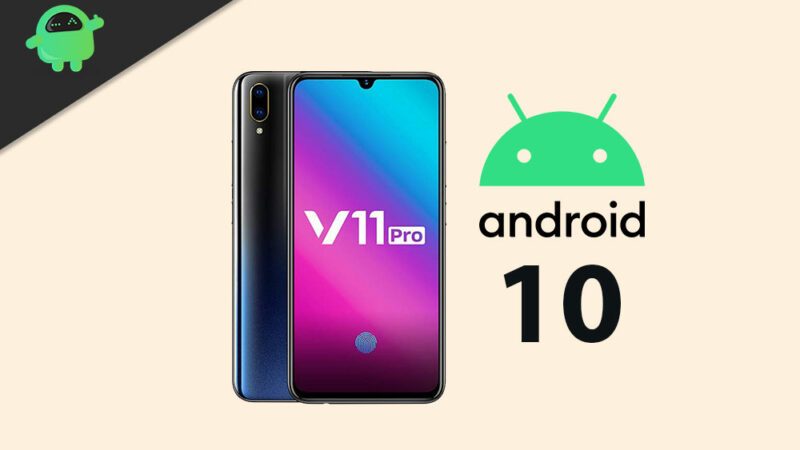 Vivo V11 Pro Android 10