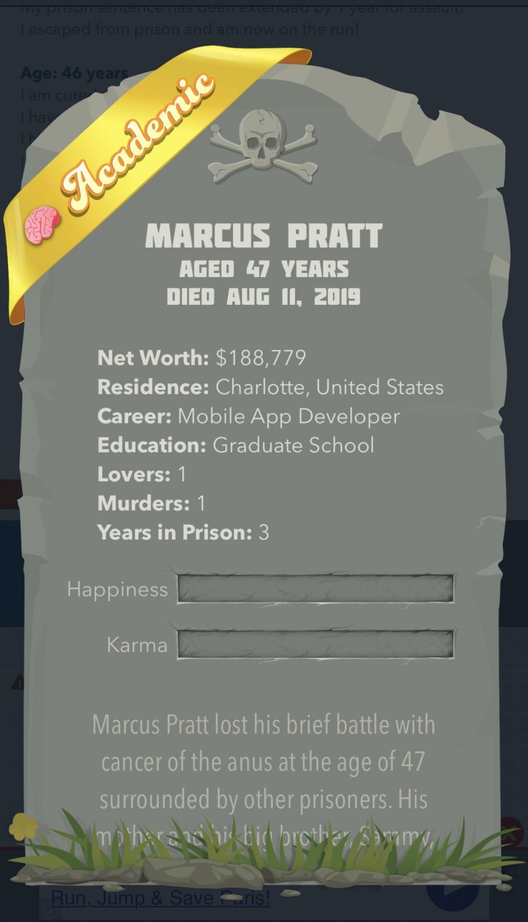 academic ribbon bitlife