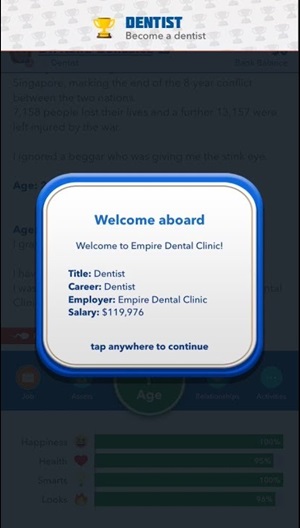 become dentist bitlife
