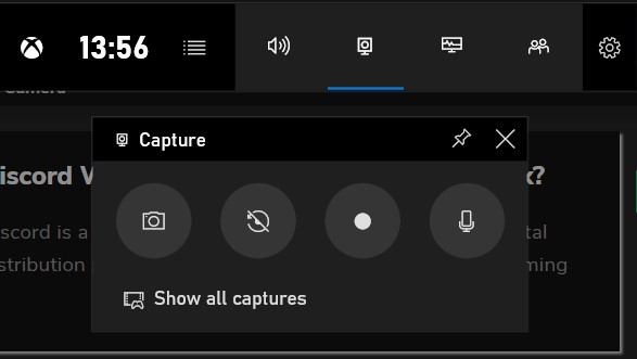 capture option