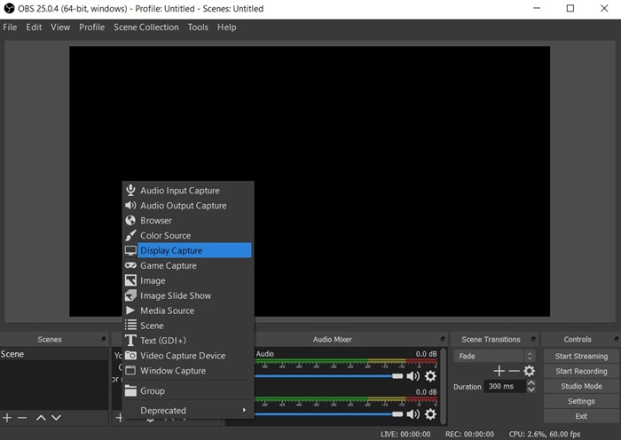 display capture