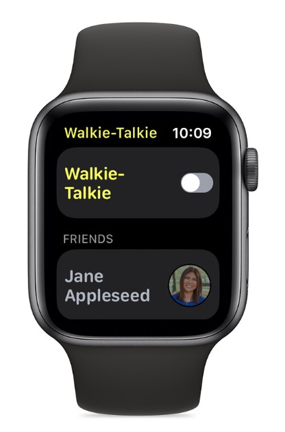what is the walkie talkie feature on apple watch