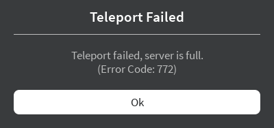 error 772