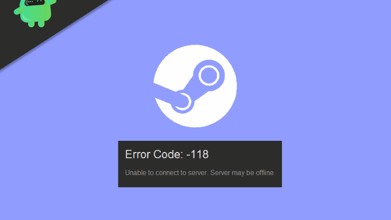 How to Fix Steam Error Code 118?