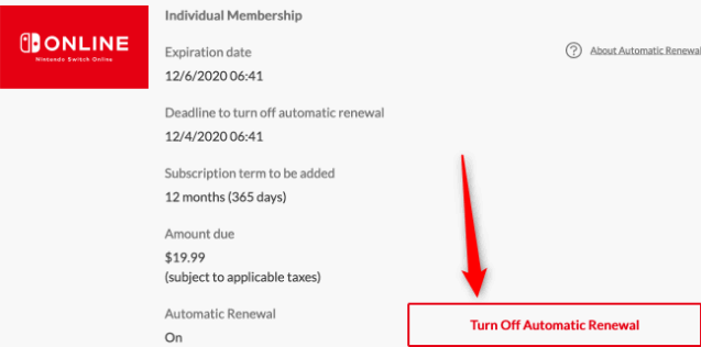 How to Cancel Nintendo Online Membership?