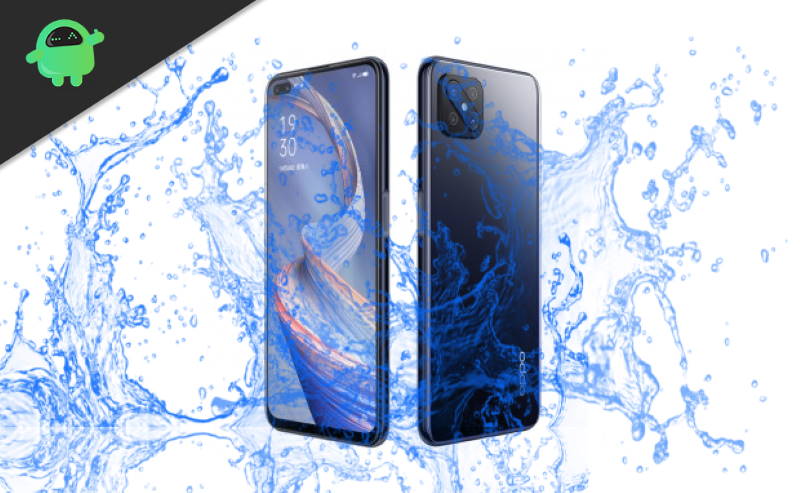 Oppo A92s Waterproof and Splashproof test