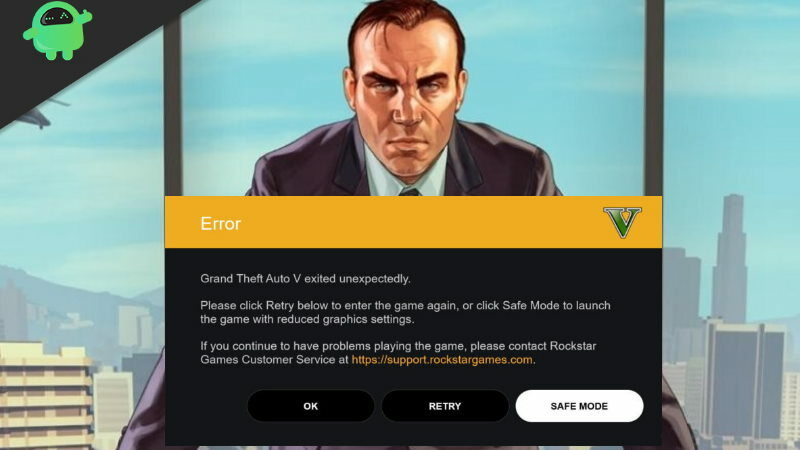 How to Fix if GTA 5 Exited Unexpectedly?