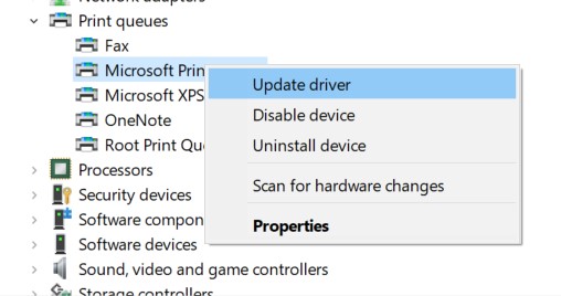 hp printer driver update