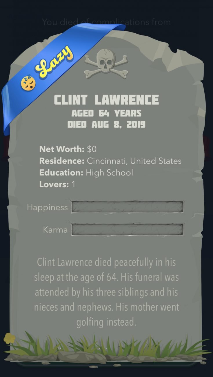 lazy ribbon bitlife