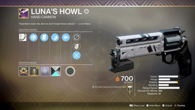 How to Get Luna’s Howl in Destiny 2 Pain and Guilt