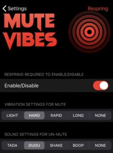 mutevibes iphone tweak