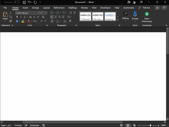 Enable Dark Mode in Microsoft Office