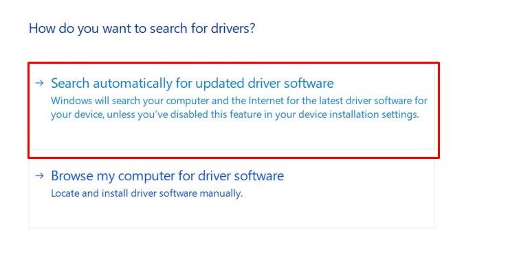 printers driver search