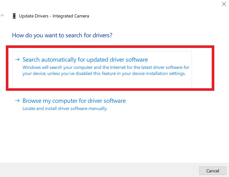 Search automatically and Download Drivers