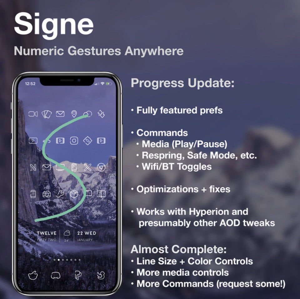 signe testing progress update