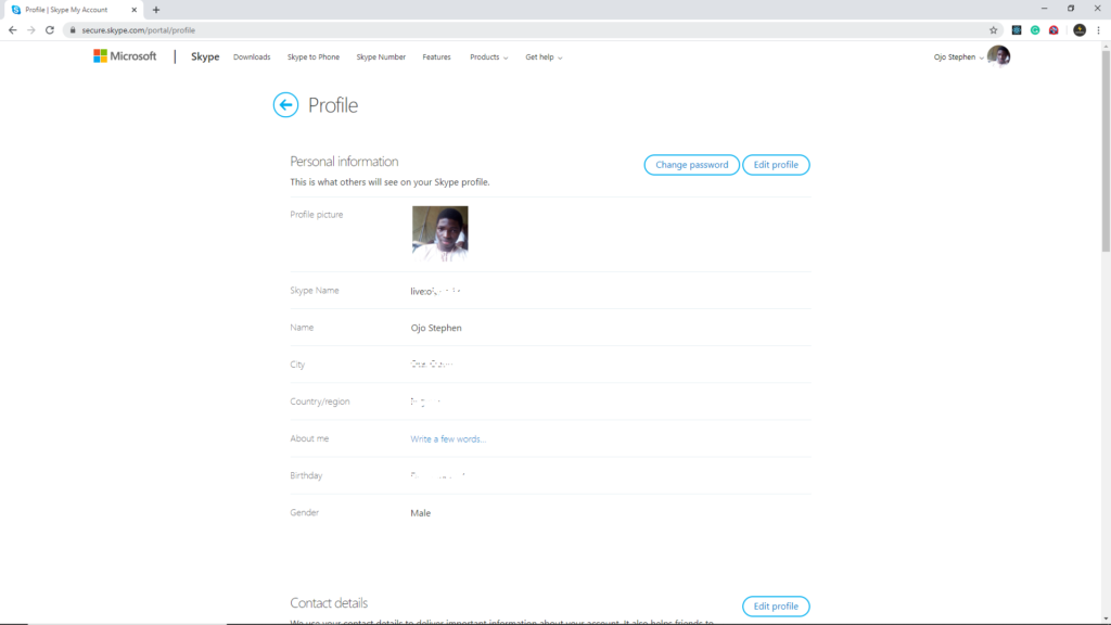 how to find your skype name on skype web