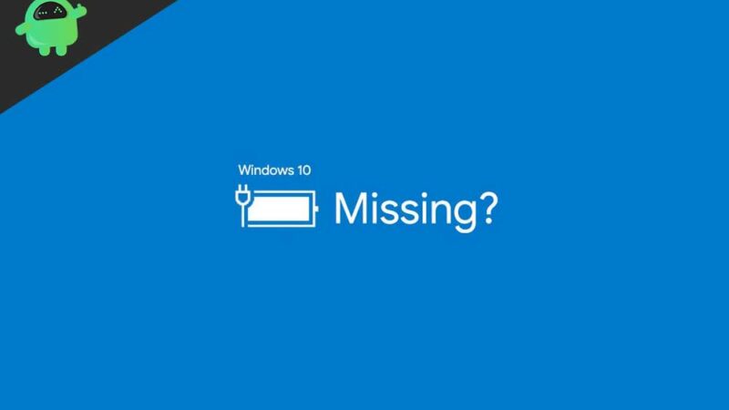 A Guide to Restore a Missing Battery Icon on Windows 10 