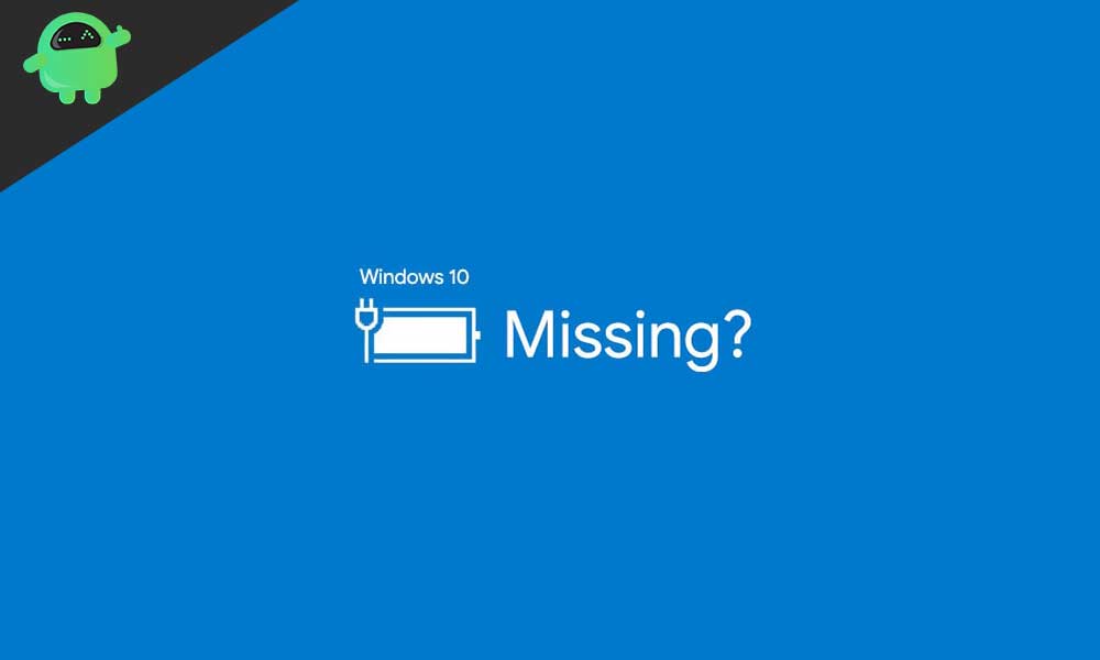 A Guide to Restore a Missing Battery Icon on Windows 10 