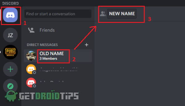 How To Change The Discord DM Name
