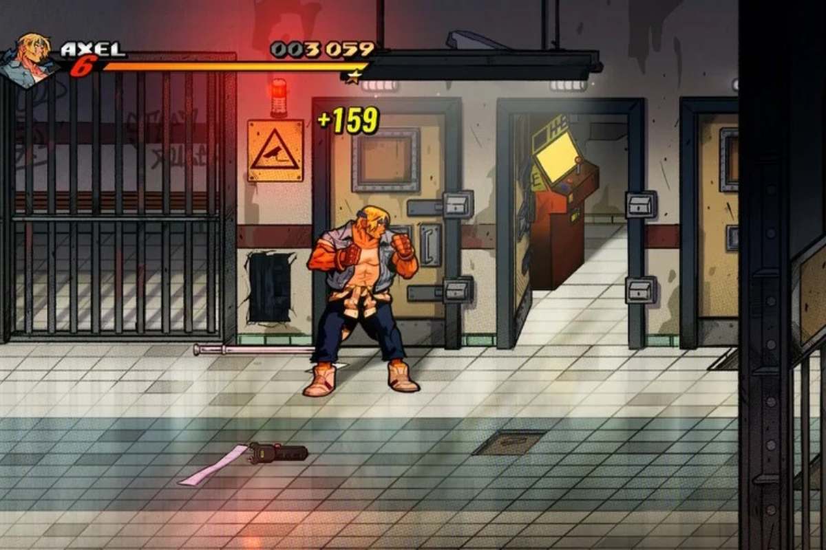 Streets of Rage 4: First Retro Level