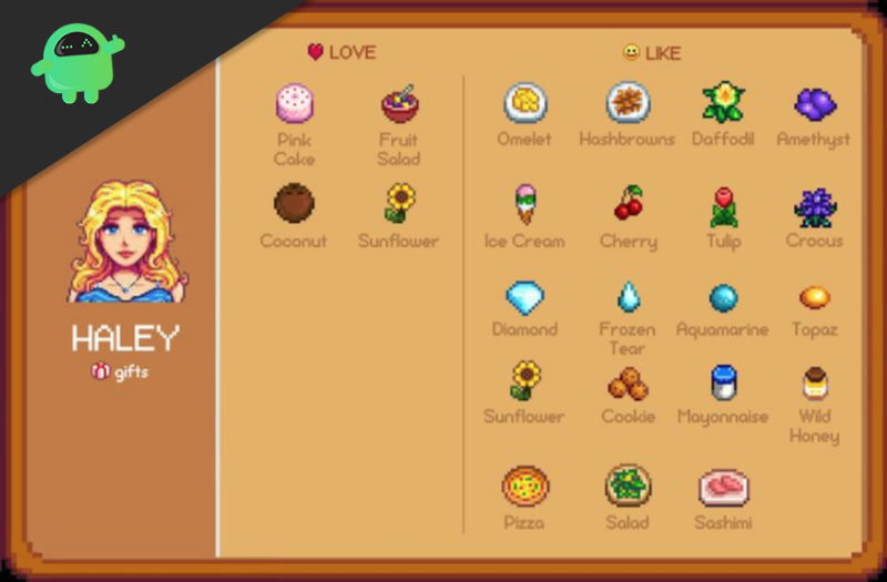 Stardew Valley List of Gifts Each Villager Likes and Loves