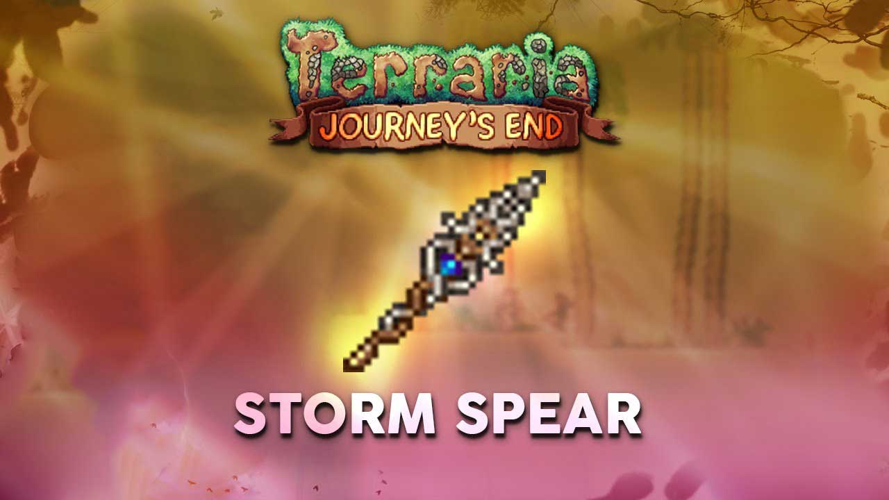 Storm Spear in Terraria Journey’s End