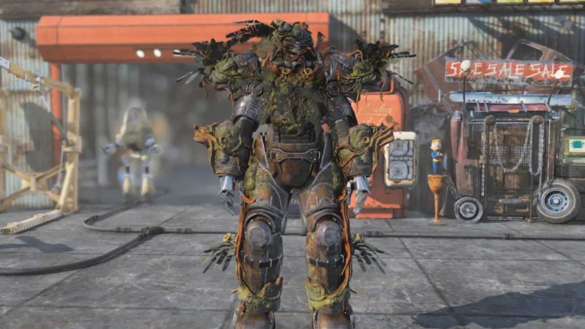 Strangler Heart Power Armor in Fallout 76