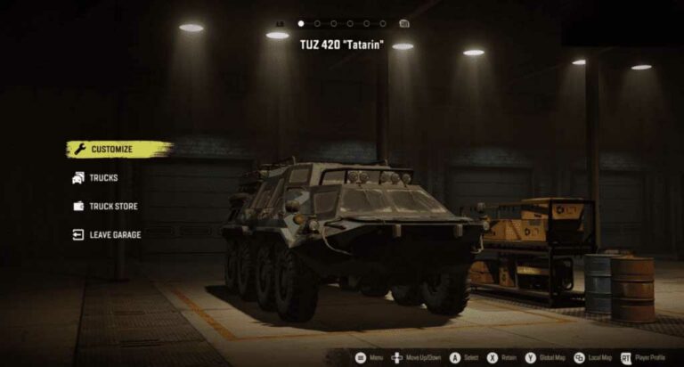 SnowRunner TUZ 420 Tatarin Tanker Exact Location