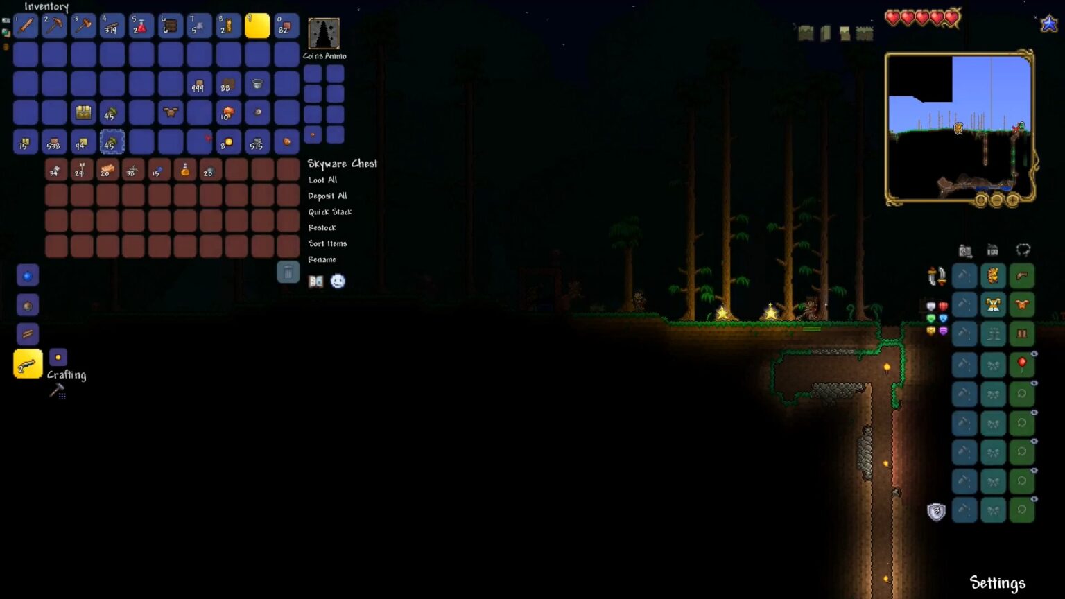 Terraria 1.4 Duplicate Any Item Requiring Just One Chest with Dupe Glitch