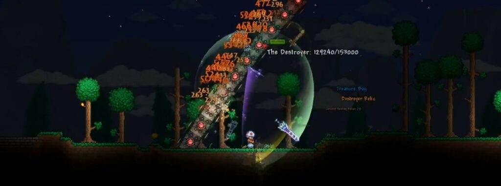 Zenith Sword Terraria Boss Fight