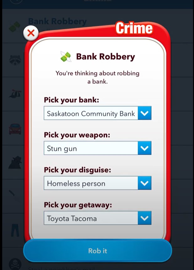 bank robbery