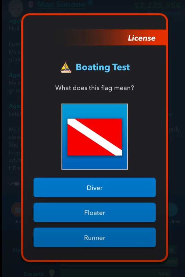 How to Get Your Boating License in the BitLife Game