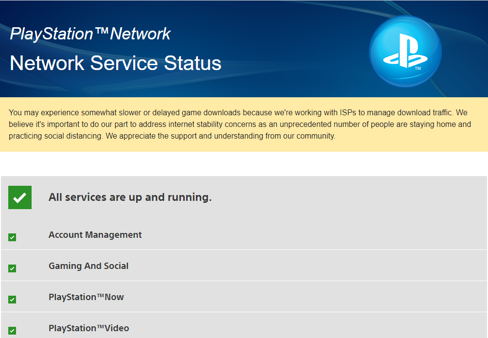 Playstation network status. Состояние сети плейстейшен нетворк.