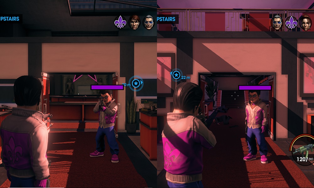 How To Enable Co Op Split Screen In Saints Row The Third - is roblox split screen on xbox one