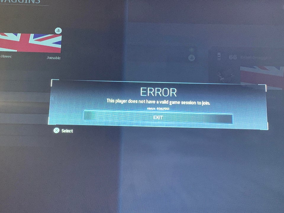 goalpost error cod warzone