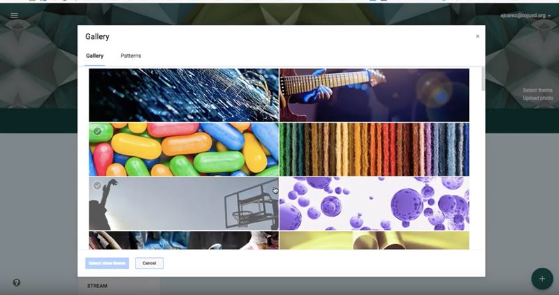google classroom themes
