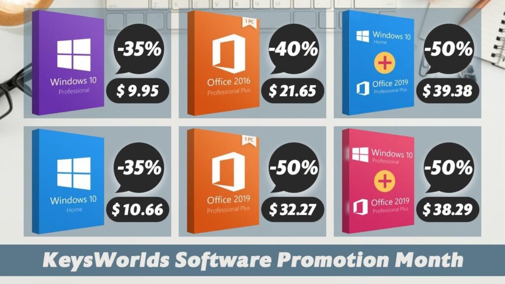 Microsoft Office 2019 и Windows 10 менее чем за 10 долларов - программное обеспечение KeysWorlds