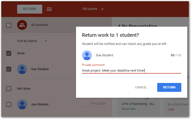 individual google classroom