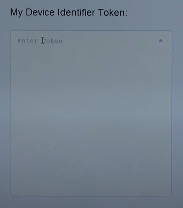 paste htc unlock token