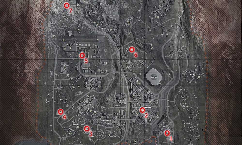 Locations Of Phones In Warzone All Phone Locations In Warzone Map: Find Activation Phones