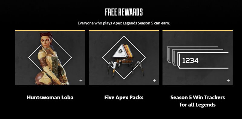 rewards apex legends