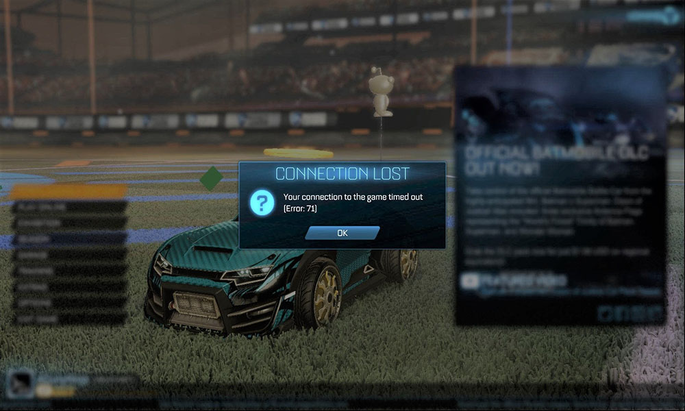 How to Fix Rocket League Error 71?