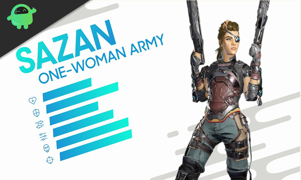 How to play Sazan in Crucible: Abilities and Upgrades
