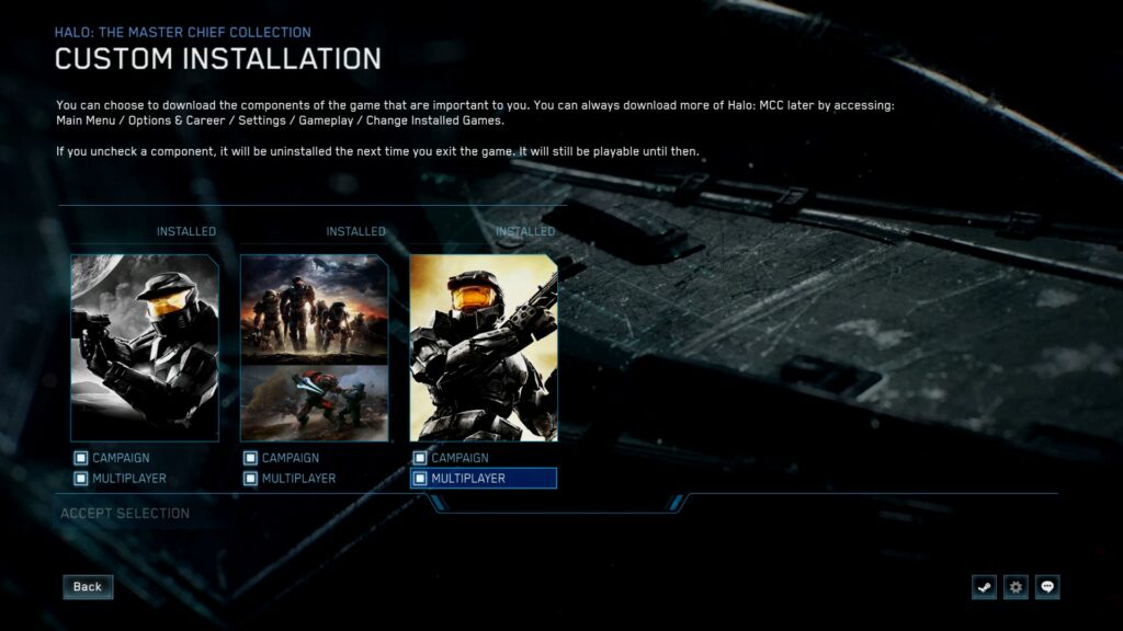 Custom Installation of Halo