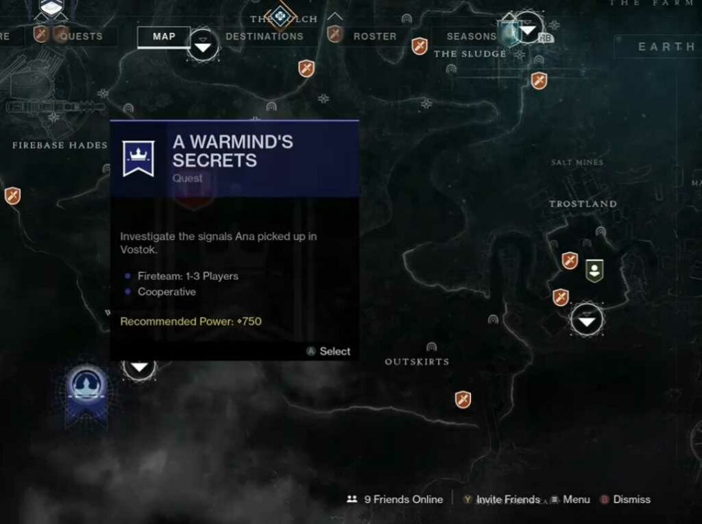 Vostok Map Destiny 2 Destiny 2 - Vostok Visited Mission Guide