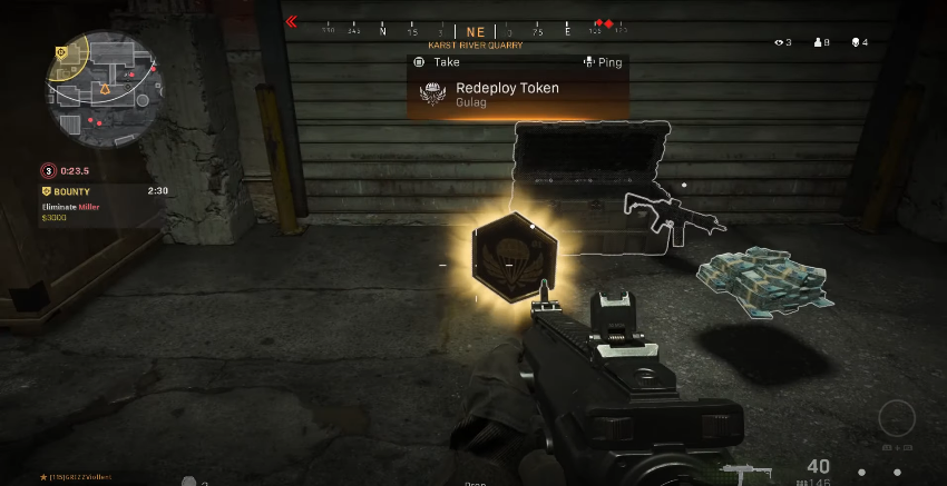 Redeploy/Gulag token in Call of Duty: Warzone