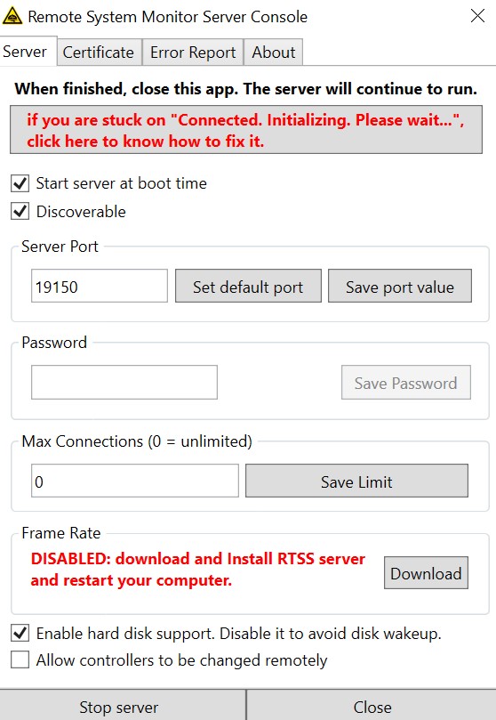 Windows PC Temperature Check Using Remote System Monitor