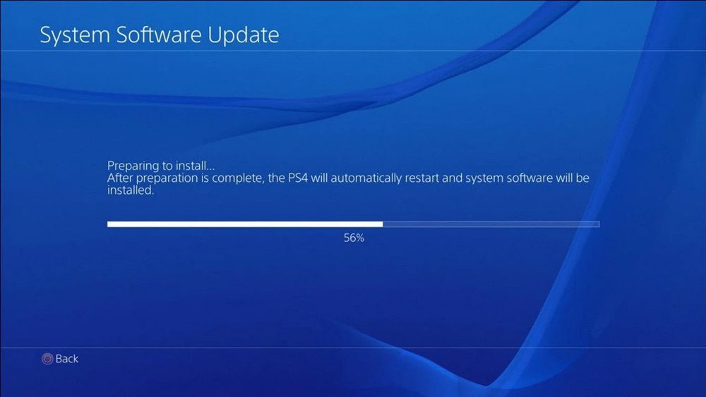 update playstation 4